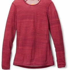 Icebreaker 200 Oasis Long-Sleeve Crewe Ski Tracks Base Layer Top - Women's