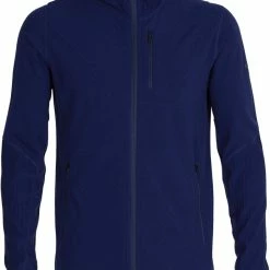 Icebreaker Descender Long-Sleeve Zip Fleece Hoodie - Men's